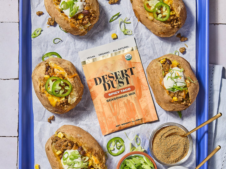 Taco-Seasoned Loaded Potatoes