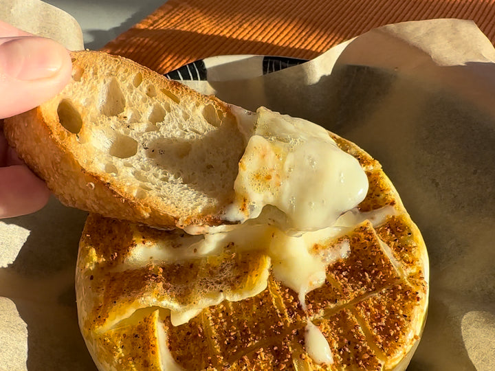 Air Fryer Brie with Desert Dust