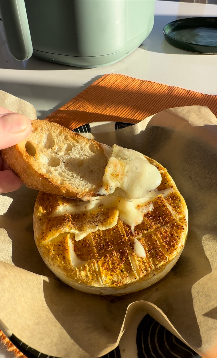 Air Fryer Brie with Desert Dust