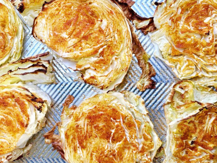 Roasted Cabbage Steaks with Original Desert Dust