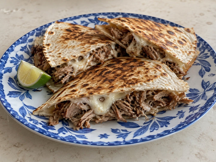 Carnitas Quesadilla with Savory Dust