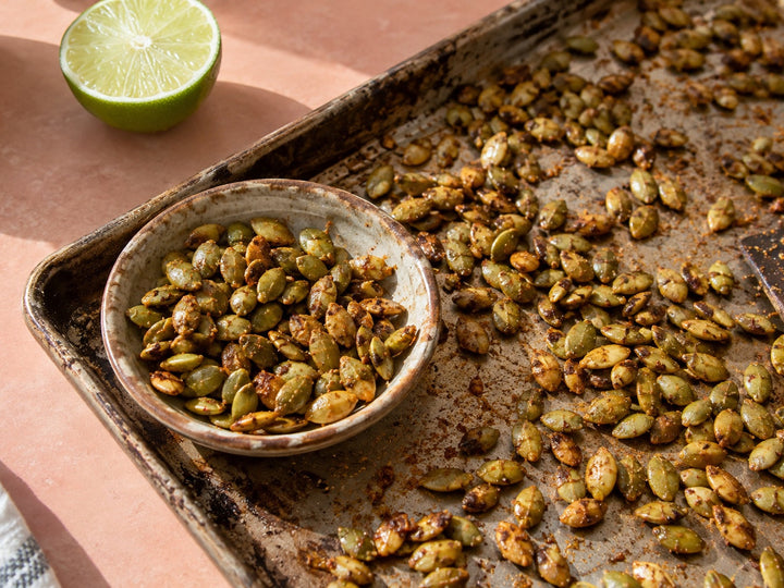 Chili Lime Pepitas with Spicy Dust