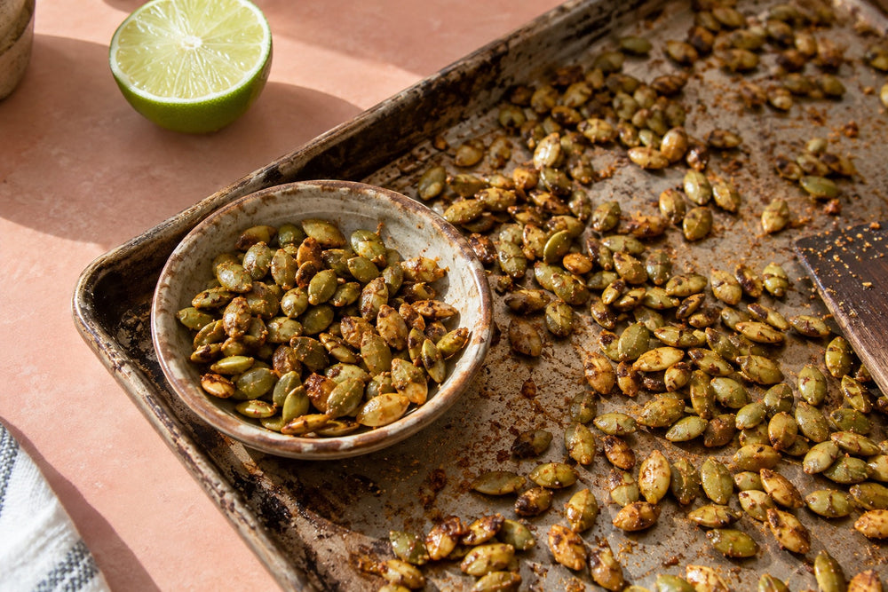 Chili Lime Pepitas with Spicy Dust