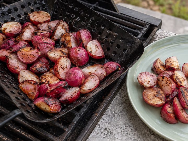Grilled Radishes with Lime and Original Dust
