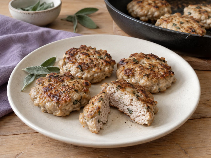 Homemade Chicken Breakfast Sausage with Savory Dust