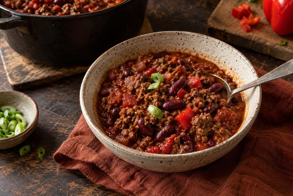 Beer and Beef Chili with Original Dust