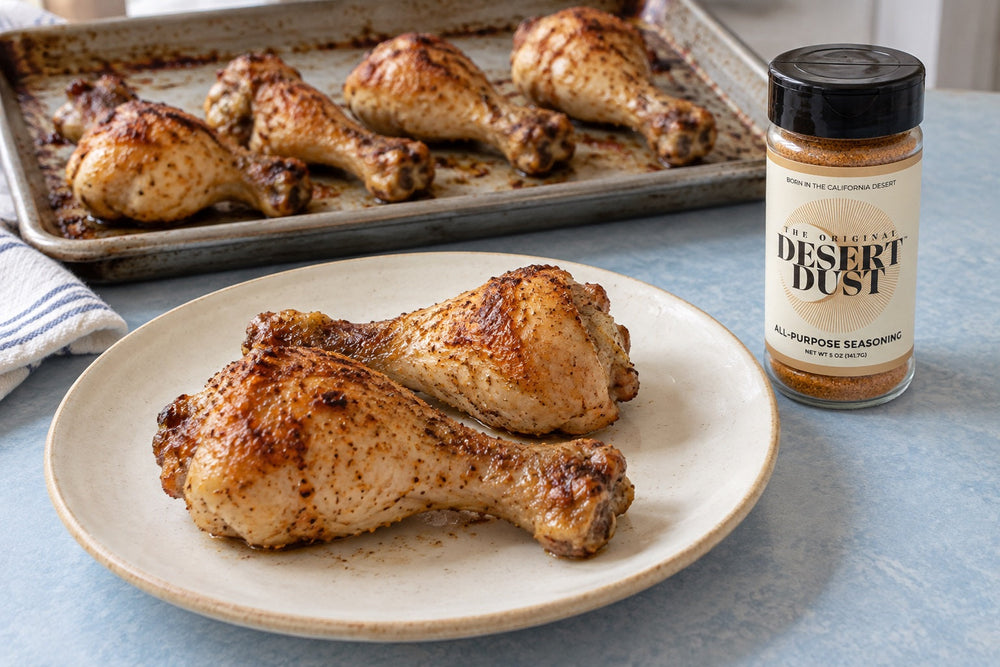 Baked Chicken Legs with Original Dust