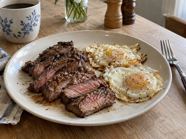 Steak and Eggs with Savory Desert Dust