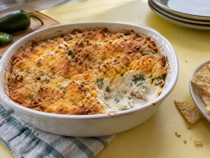 Smoky Jalapeño Popper Dip with Spicy Dust
