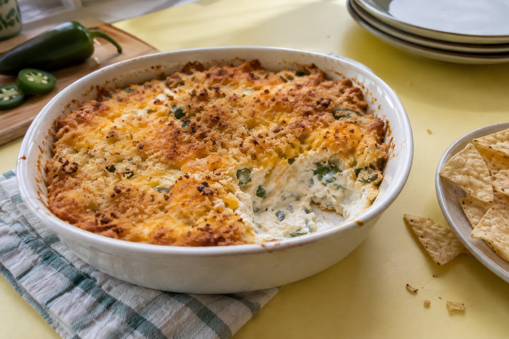 Smoky Jalapeño Popper Dip with Spicy Dust