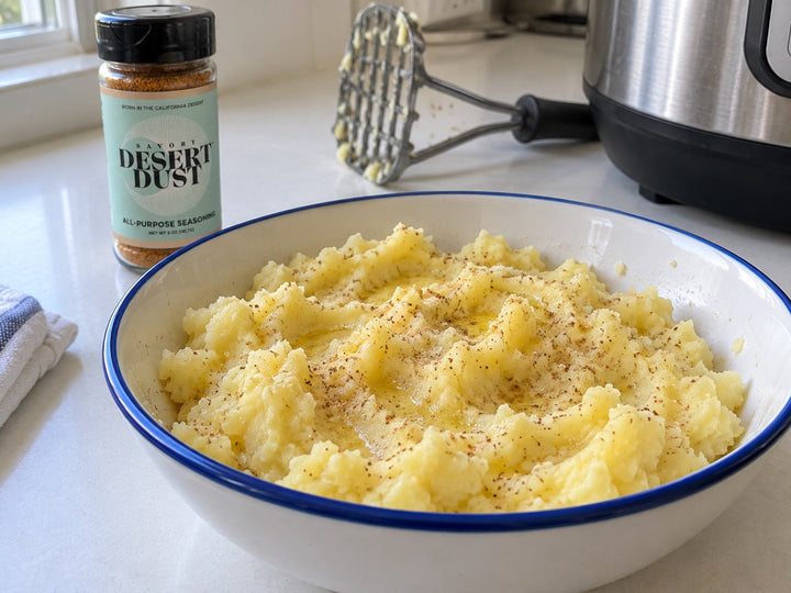 Instant Pot Mashed Potatoes with Savory Dust