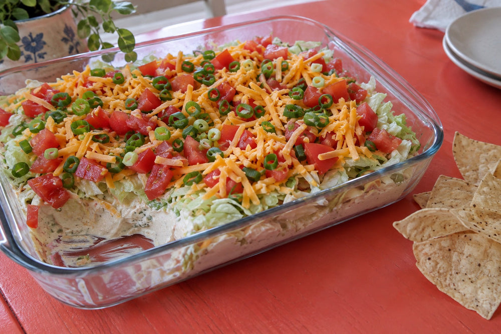 Cold Taco Dip with Mild Taco Dust