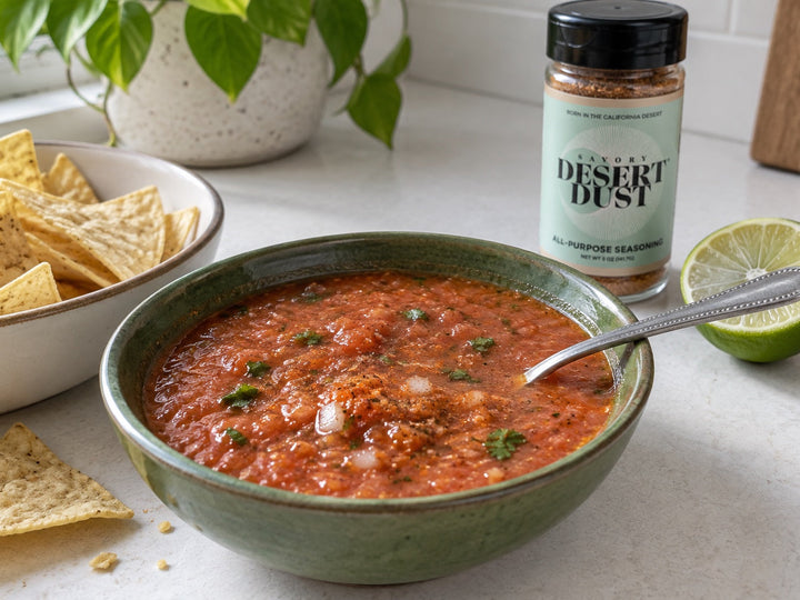 Homemade Salsa with Savory Dust