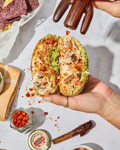 Chiltepin Pepper Gift Set with Artisanal Saguaro Cactus Grinder