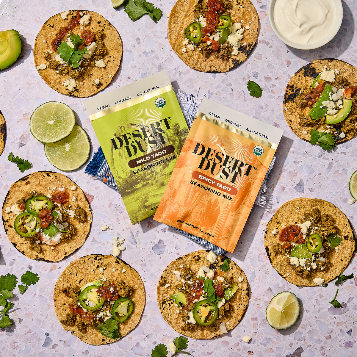 Desert Dust Spicy Taco Seasoning 6 Pack