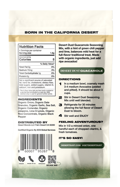 Desert Dust Guacamole Seasoning 6 Pack