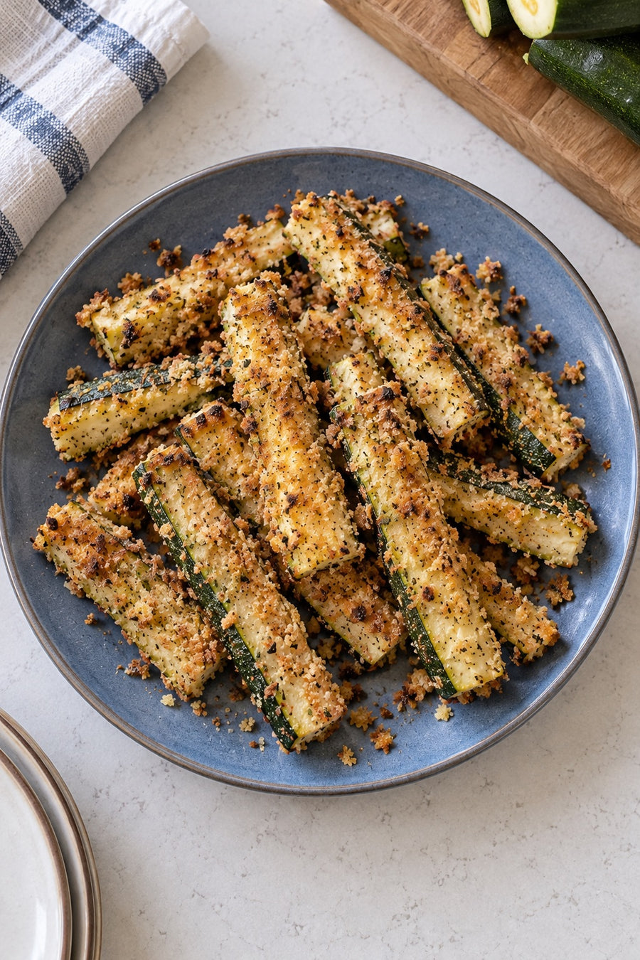 Baked Zucchini Fries with Original Dust