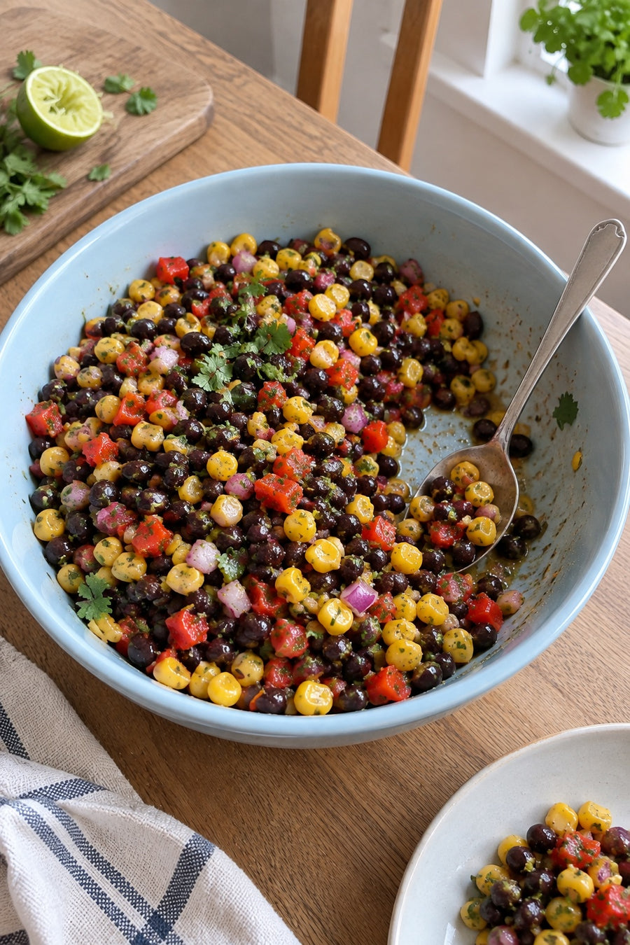 Black Bean and Corn Salad with Mild Taco Dust