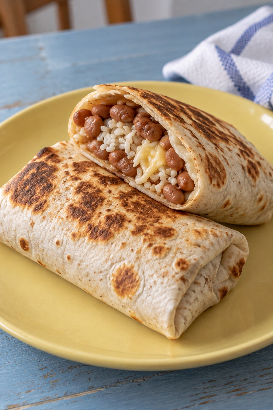 Bean and Rice Burrito with Mild Taco Dust