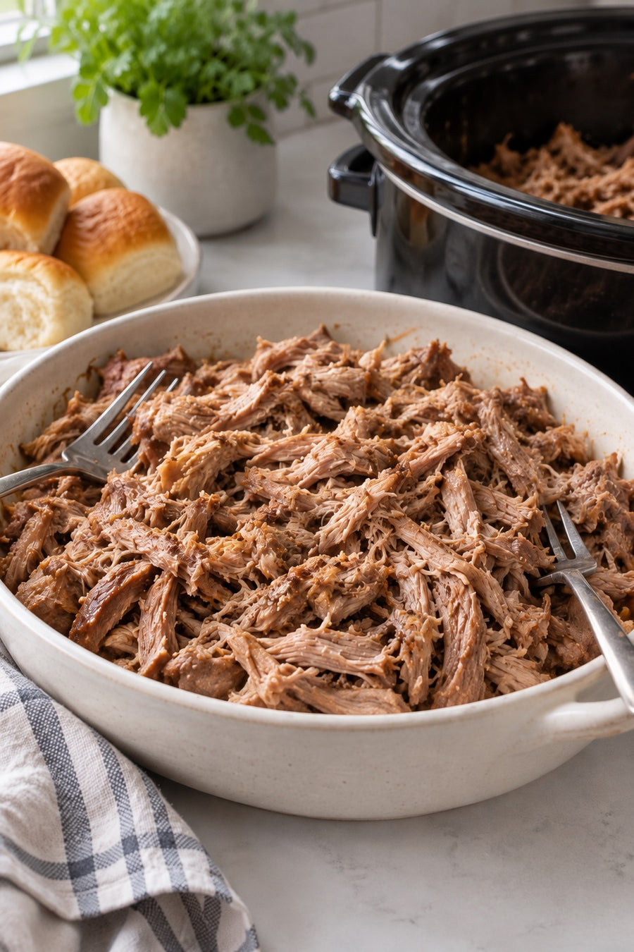 Slow-Cooker Pulled Pork with Original Dust