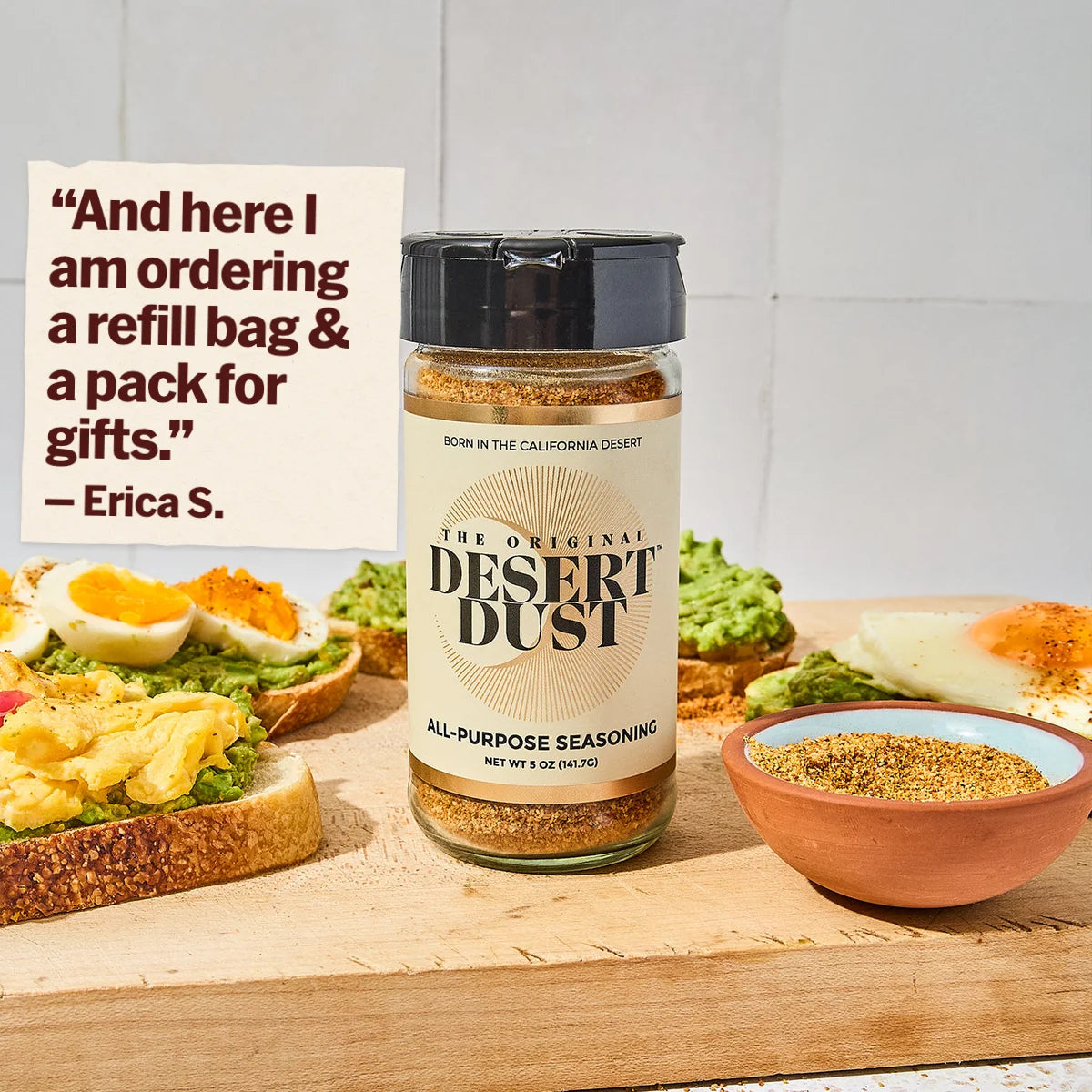 The Original Desert Dust 16 oz Refill Bag. Customer review: And here I am ordering a refill bag & a pack for gifts. Review by Erica S.