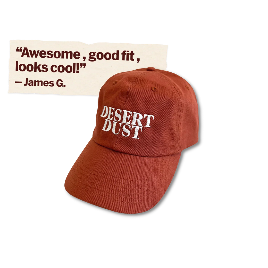 Desert Dust Dad Hat. Customer review: Awesome , good fit , looks cool! Review by James G.