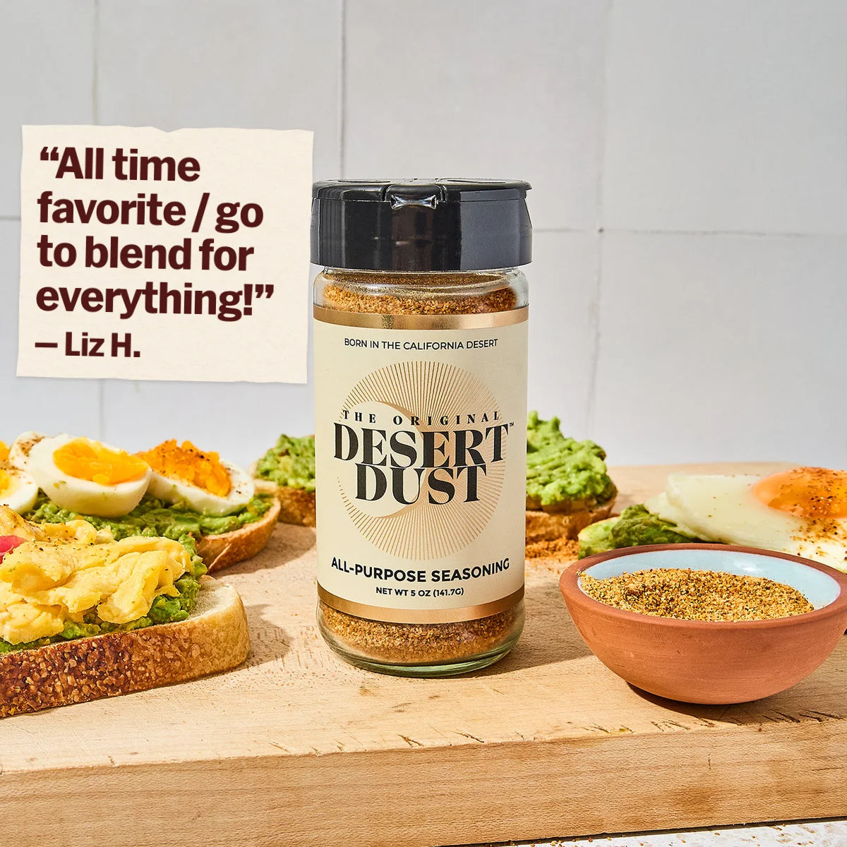 The Original Desert Dust 24 oz Food Service Bottle. Customer review: All time favorite / go to blend for everything! Review by Liz H.