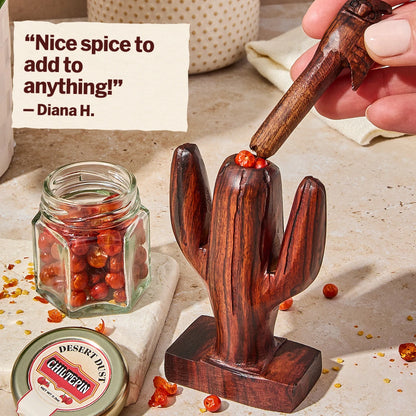 The Desert Heat Chiltepin Gift Set. Customer review: Nice spice to add to anything! Review by Diana H.