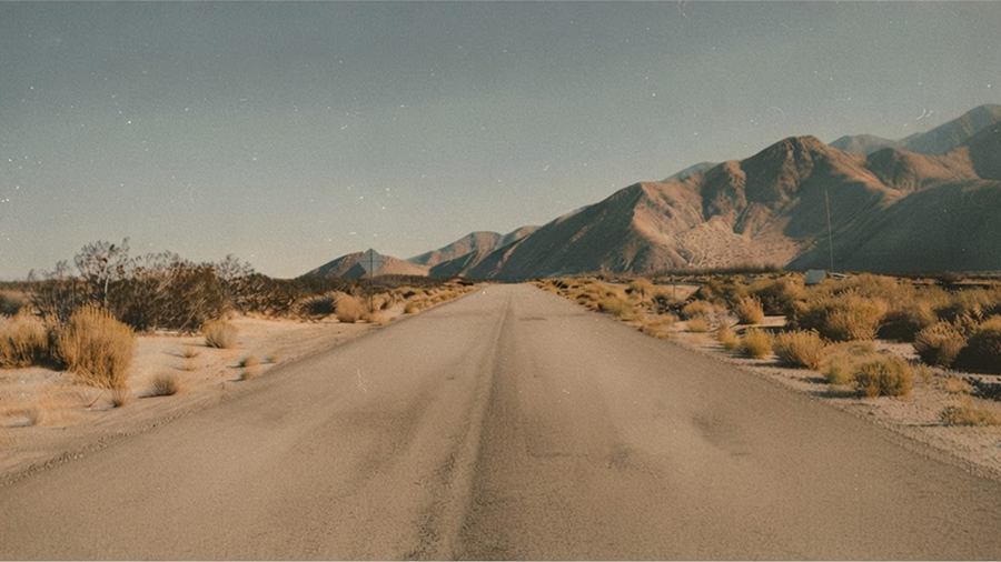 Desert Dust story in the California desert