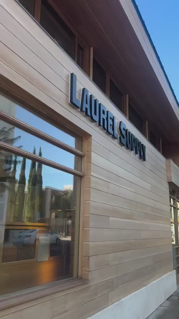 The entrance to a date shop